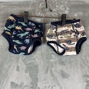 MooMoo Baby Training Pants Boy's 3T Absorbent Toddler Potty Underwear (Set Of 2)